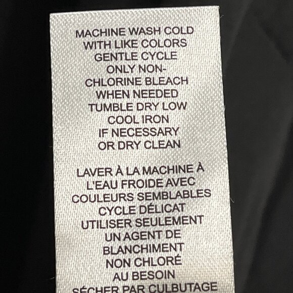 Tahari Top Women 2X Black Sheer Chiffon Lace Sleeve Blouse Pullover Tunic Office - Picture 8 of 12